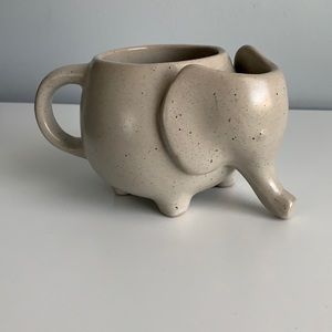 Urban Outfitters Ceramic Elephant Tea Mug